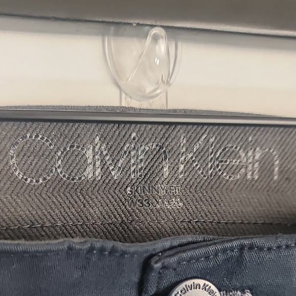 Calvin Klein Navy Skinny Fit Men's Jeans - Picture 2 of 5